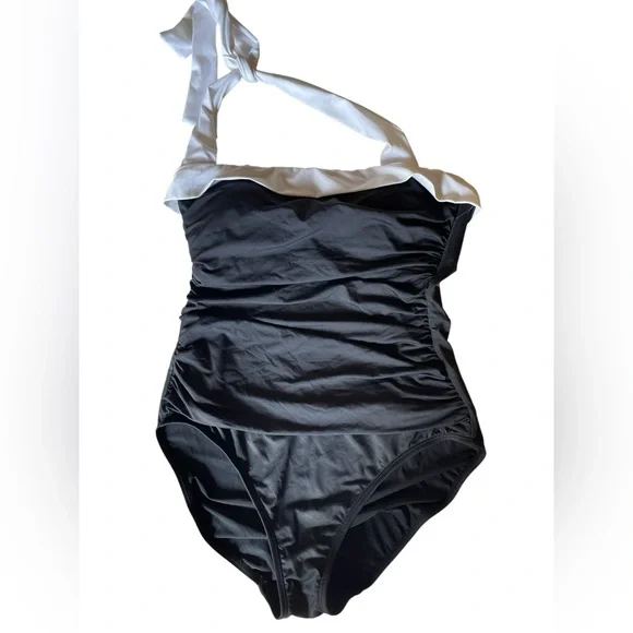 Lauren Ralph Lauren Halter One-Piece Swimsuit - Picture 3 of 7